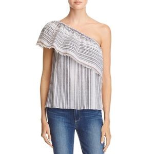 Bailey 44 Striped One Shoulder Top